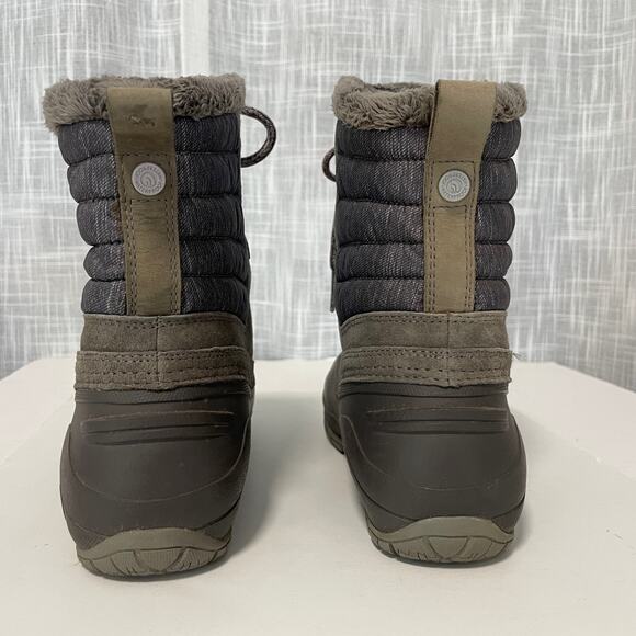 The North Face Womens Shellista Shorty Winter Boot 7.5 Brown Waterproof Faux Fur - Picture 8 of 15